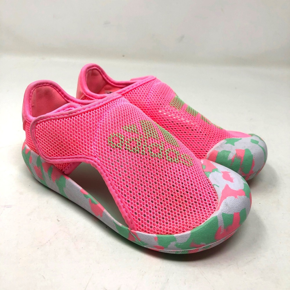 Adidas Altaventure 2.0 I Water Sandal Toddler 9K Unisex Pink Green HQ1282
